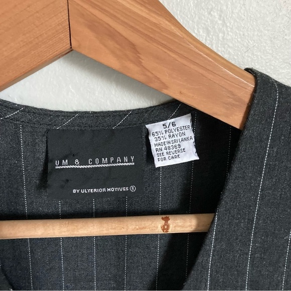 Vintage Gray Maxi Dress Size 5/6 - Picture 2 of 5